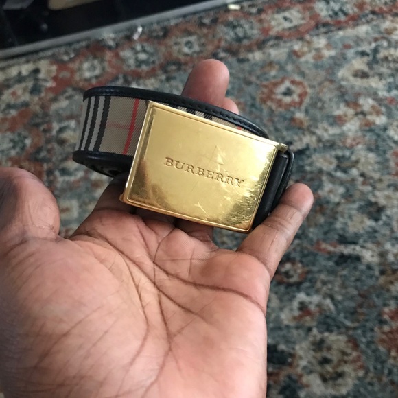 Men BURBERRY BELT - Picture 2 of 2